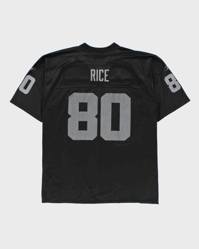 Vintage 2001-03 Reebok Oakland Raiders Jerry Rice #80 Official NFL Team Home Jersey - L