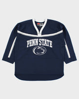 Vintage 2001-02 Nike Team Penn State Icers NCAA Stitched Home Ice Hockey Jersey - XL