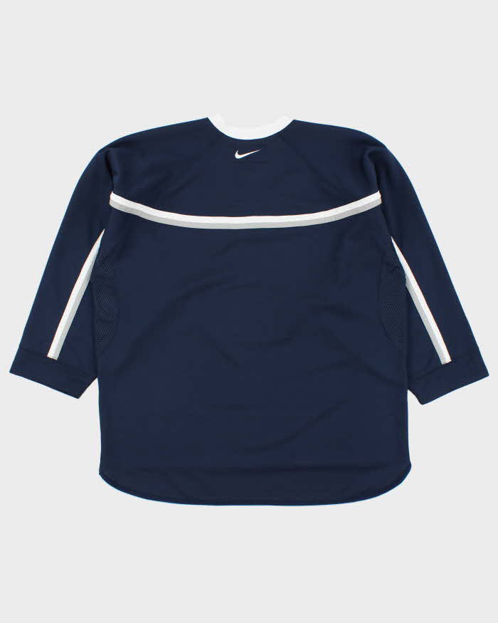 Vintage 2001-02 Nike Team Penn State Icers NCAA Stitched Home Ice Hockey Jersey - XL
