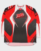 Vintage Y2K 00s Fox Racing Moto X Long Sleeve Racing Jersey - XL