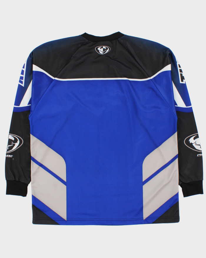 Vintage Y2K 00s Thor Moto X Phase Long Sleeve Racing Jersey - L
