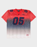 Vintage '05 Y2K FUBU Sport Gradient Stitched American Football Jersey - XXL