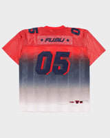 Vintage '05 Y2K FUBU Sport Gradient Stitched American Football Jersey - XXL