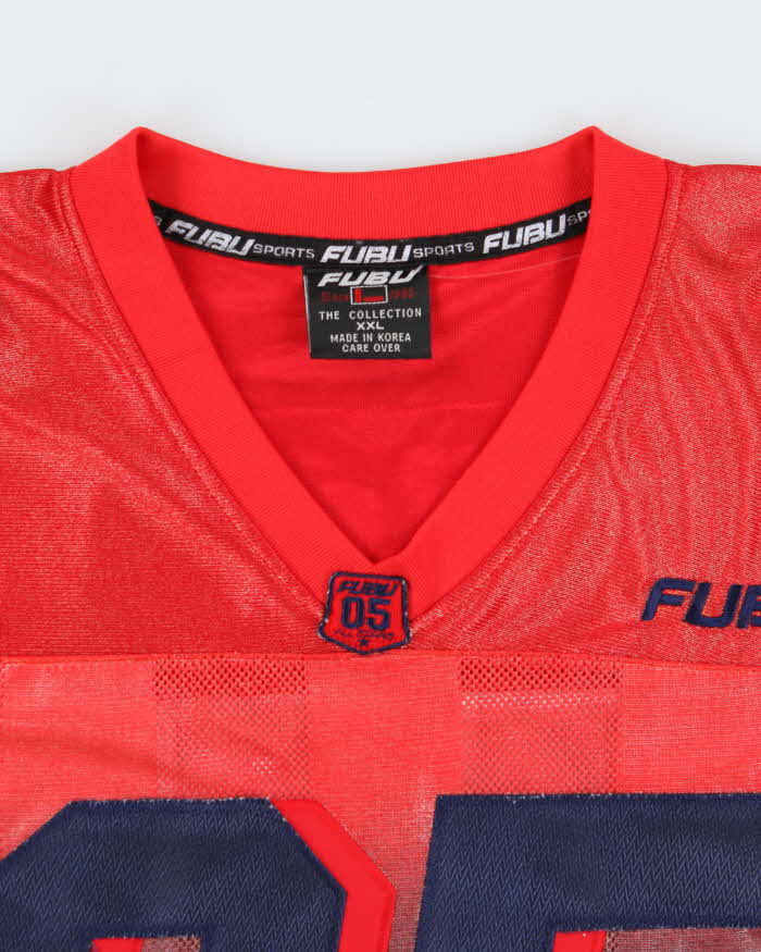 Vintage '05 Y2K FUBU Sport Gradient Stitched American Football Jersey - XXL