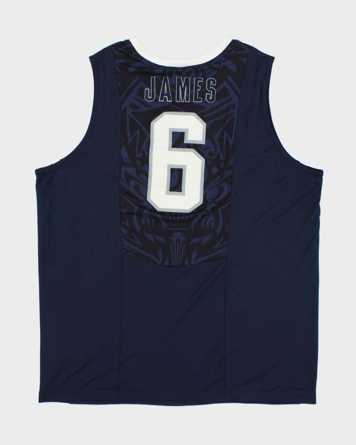 Vintage 2010 Nike Team USA Lebron James #6 FIBA World Cup Stitched Basketball Home Jersey - XXL