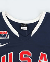 Vintage 2010 Nike Team USA Lebron James #6 FIBA World Cup Stitched Basketball Home Jersey - XXL