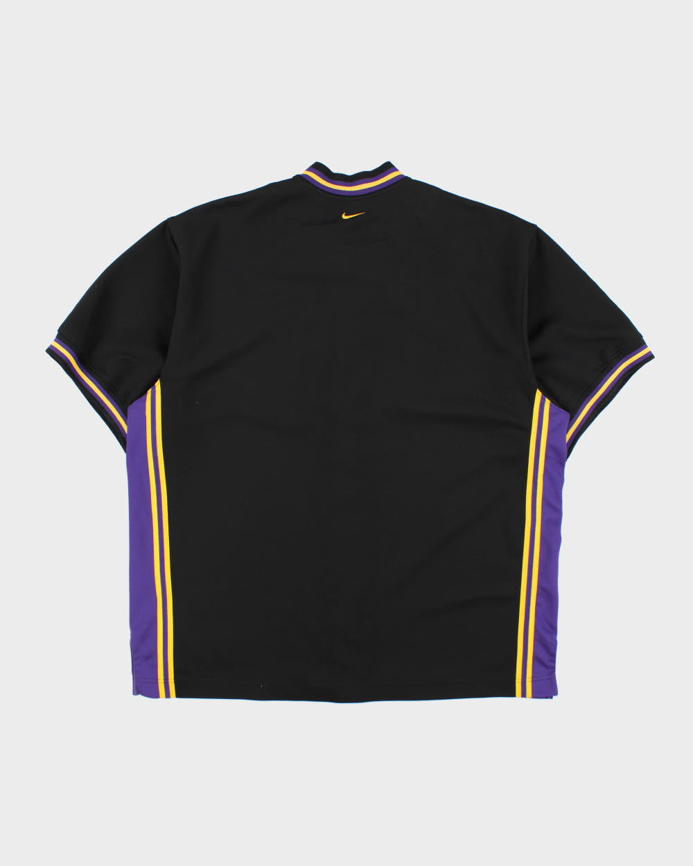 Vintage 2003 Y2K Nike Team Los Angeles Lakers '1961 Rewind Heavyweight Snap Button Warm-Up Jersey - XL