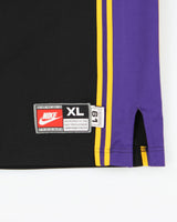 Vintage 2003 Y2K Nike Team Los Angeles Lakers '1961 Rewind Heavyweight Snap Button Warm-Up Jersey - XL