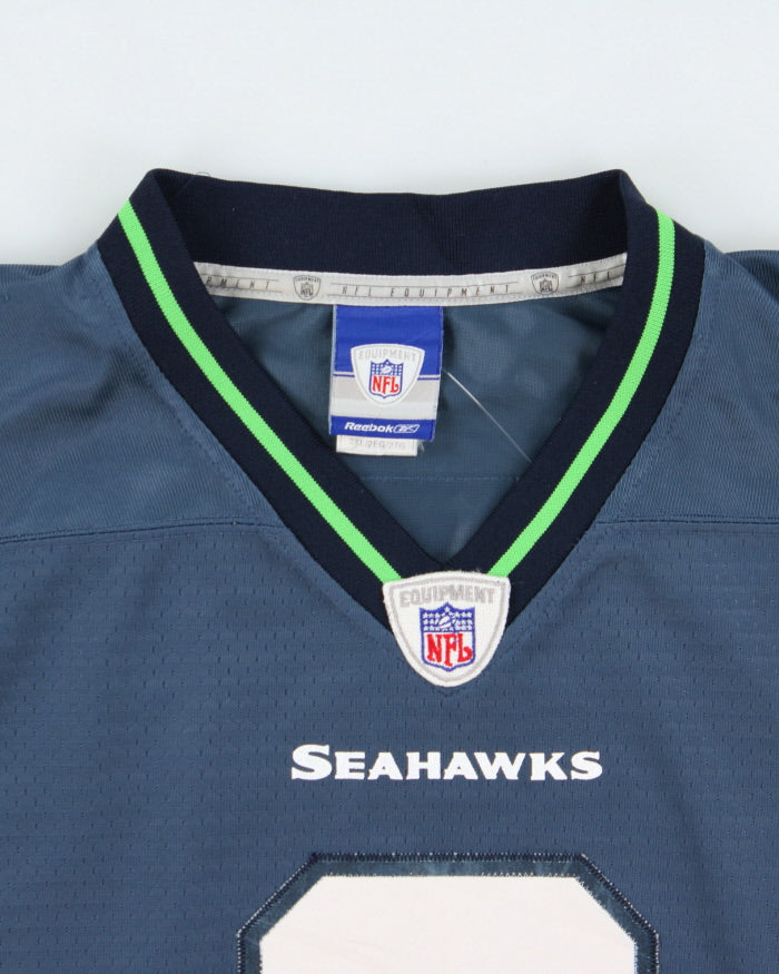 Vintage 2006-07 Reebok Seattle Seahawks Matt Hasselbeck #8 NFL Equipment Length +2 Stitched Home Jersey - XXL