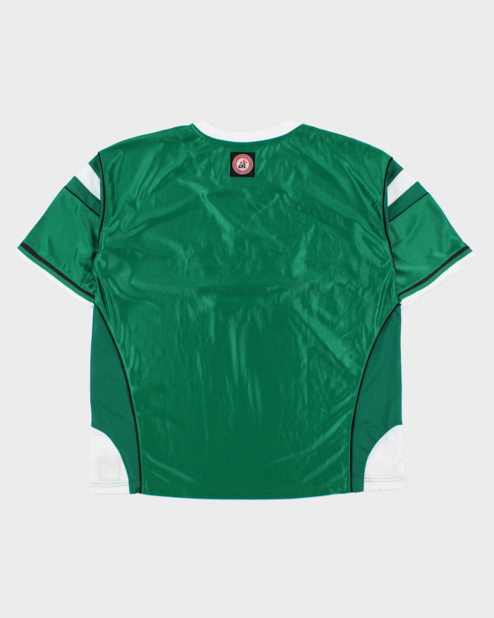 Vintage 1998 Sogo Saskatchewan Roughriders Embroidered CFL Home Jersey - XL