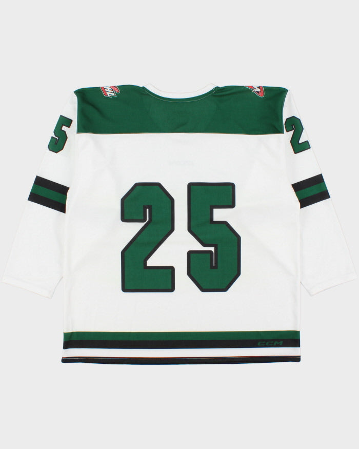CCM Carlsberg #25 Stitched Western Hockey League WFL Jersey - L