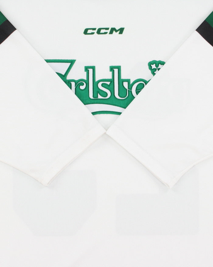 CCM Carlsberg #25 Stitched Western Hockey League WFL Jersey - L