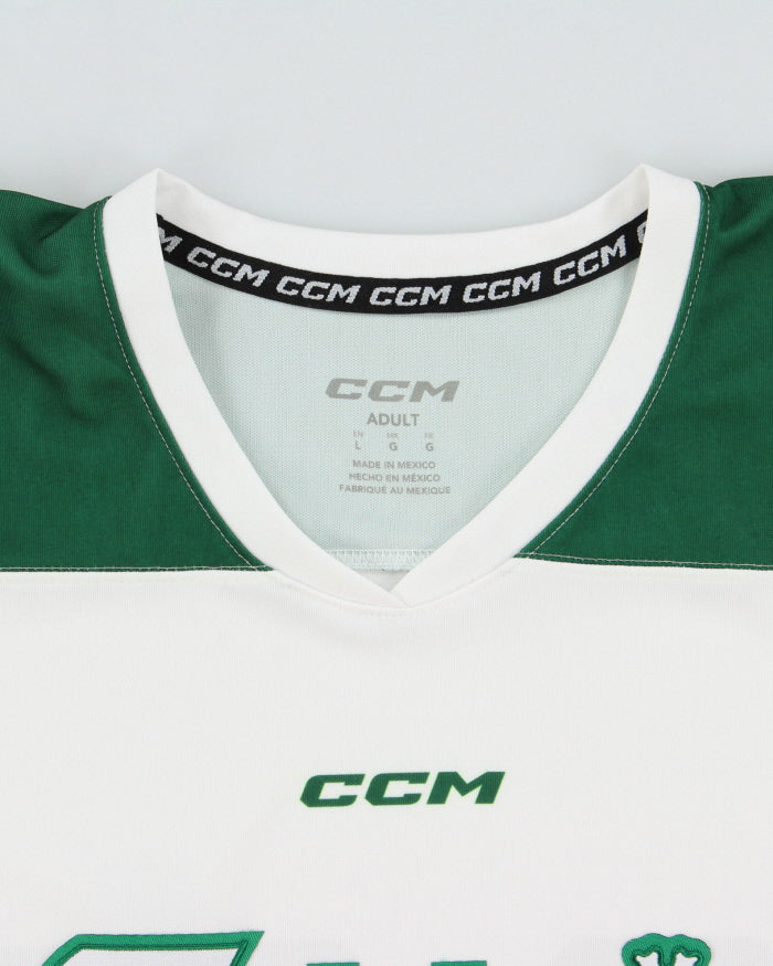 CCM Carlsberg #25 Stitched Western Hockey League WFL Jersey - L