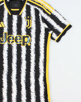 2023-24 Adidas Juventus FC Aeroready Slim Fit Short Sleeve Home Shirt - S