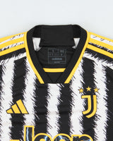 2023-24 Adidas Juventus FC Aeroready Slim Fit Short Sleeve Home Shirt - S