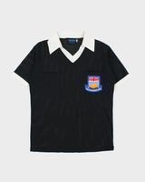 Vintage 1970s Alpha Sportswear Soccer Assn. British Columbia Short Sleeve Mesh Polo Shirt - M