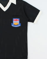 Vintage 1970s Alpha Sportswear Soccer Assn. British Columbia Short Sleeve Mesh Polo Shirt - M