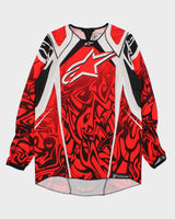 Vintage Y2K 00s Alpinestars MX Motocross Enduro Long Sleeve Racing Jersey - M
