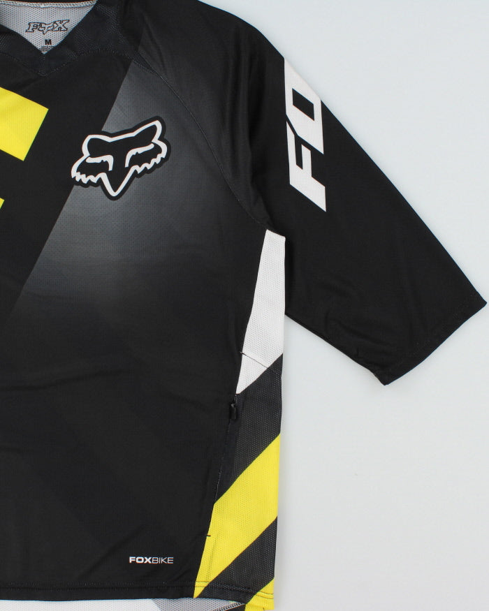 Vintage Fox Bike Covert BMX MTB 3/4 Sleeve Racing Jersey - M