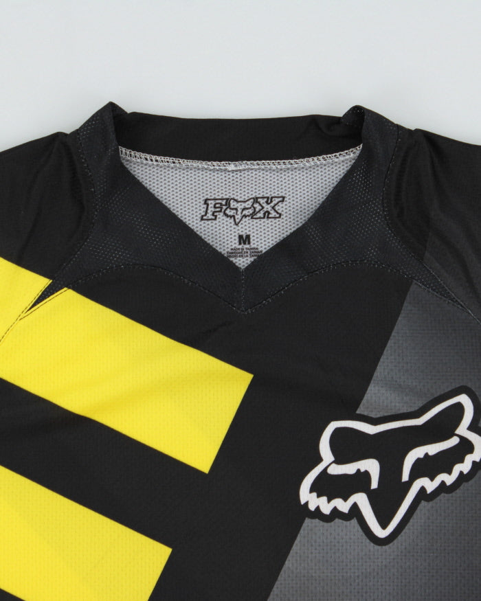 Vintage Fox Bike Covert BMX MTB 3/4 Sleeve Racing Jersey - M
