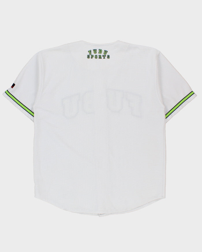 Vintage 1990s FUBU Sports 05 The Collection Heavyweight Stitched All Star Team Baseball Jersey - XL