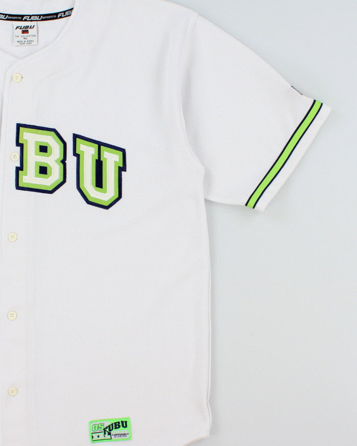 Vintage 1990s FUBU Sports 05 The Collection Heavyweight Stitched All Star Team Baseball Jersey - XL