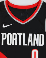 2017-18 Nike+ Portland Trailblazers Damien Lillard #0 Dri-Fit NBA Swingman Home Jersey - L