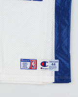 Vintage 2000-01 Champion LA Clippers Darius Miles #21 NBA Stitched Mesh Home Jersey - L