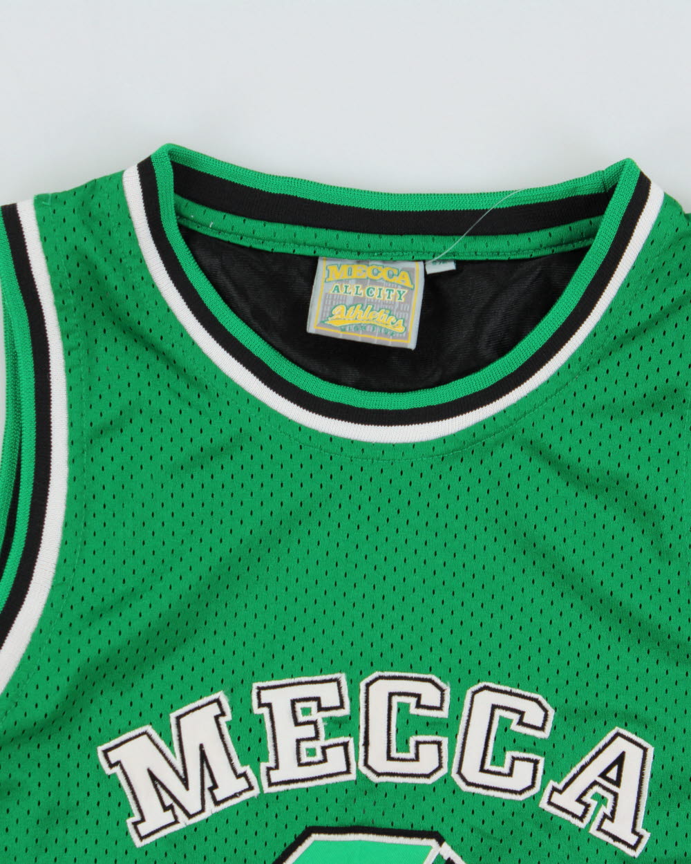 Vintage Y2K 00s Mecca All City Athletics Embroidered Mesh Basketball Jersey - S