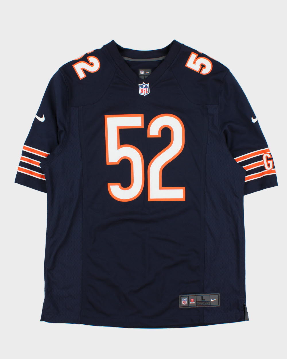 2012-13 Nike Chicago Bears GSH Khalil Mack #52 NFL On Field Home Jersey - L