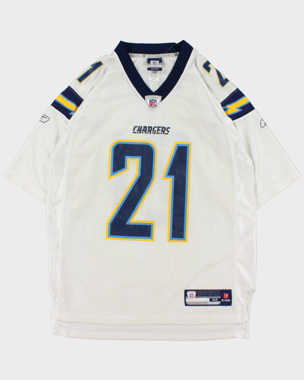 Vintage 2007-08 Reebok San Diego Chargers Ladainian Tomlinson #21 NFL Equipment Home Jersey - M