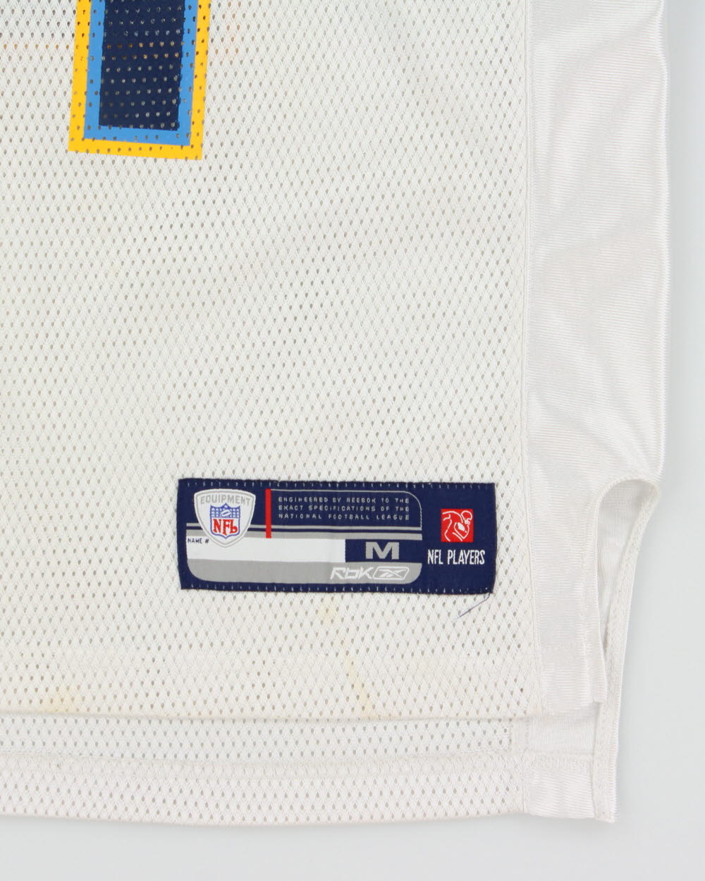Vintage 2007-08 Reebok San Diego Chargers Ladainian Tomlinson #21 NFL Equipment Home Jersey - M