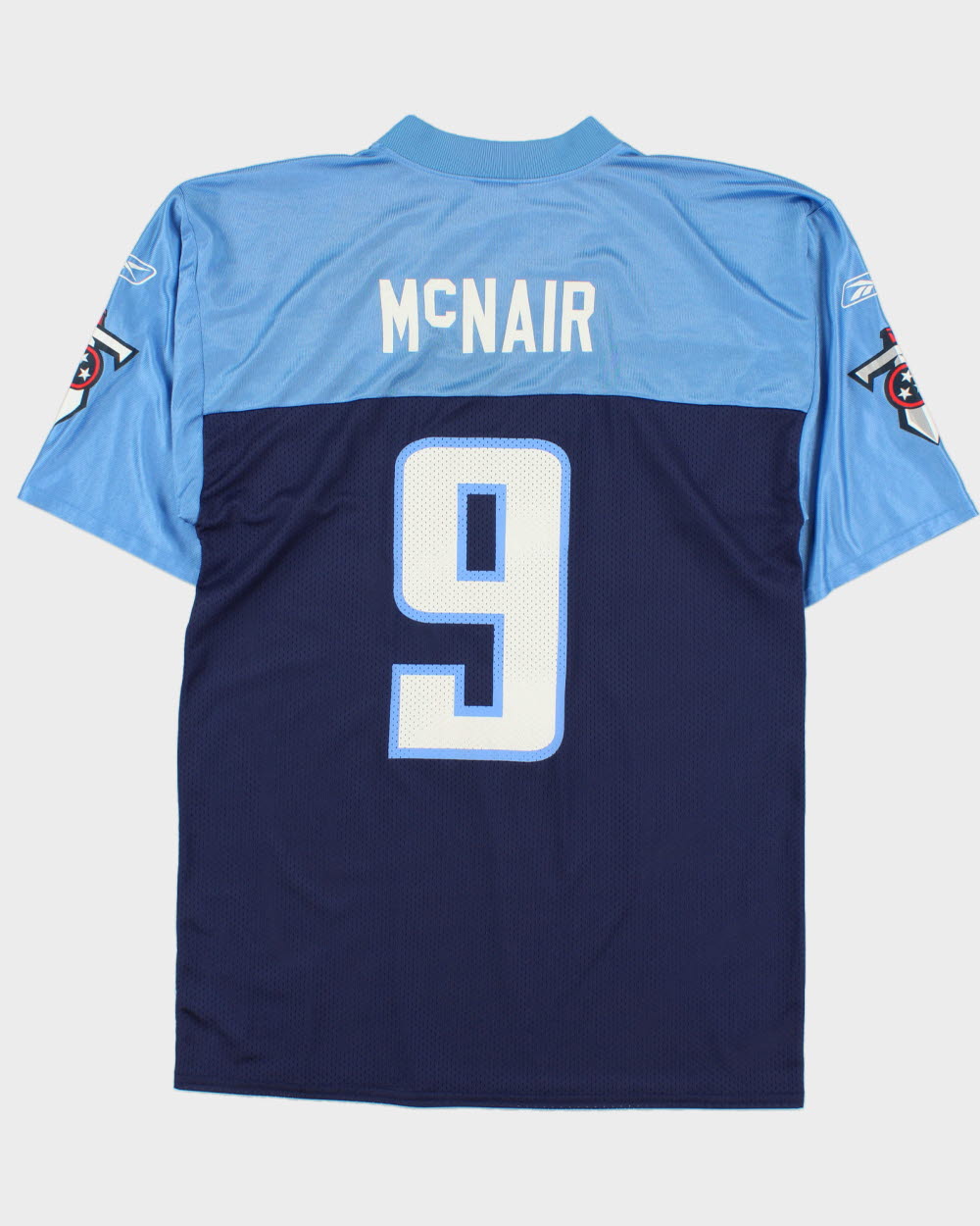 Vintage 2004-04 Reeebo Tennessee Titans Steve McNair #9 NFL Players Home Jersey - M