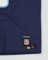 Vintage 2004-04 Reeebo Tennessee Titans Steve McNair #9 NFL Players Home Jersey - M