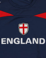 Vintage Y2K Umbro England 2004 Euros Short Sleeve Football Training Shirt - L