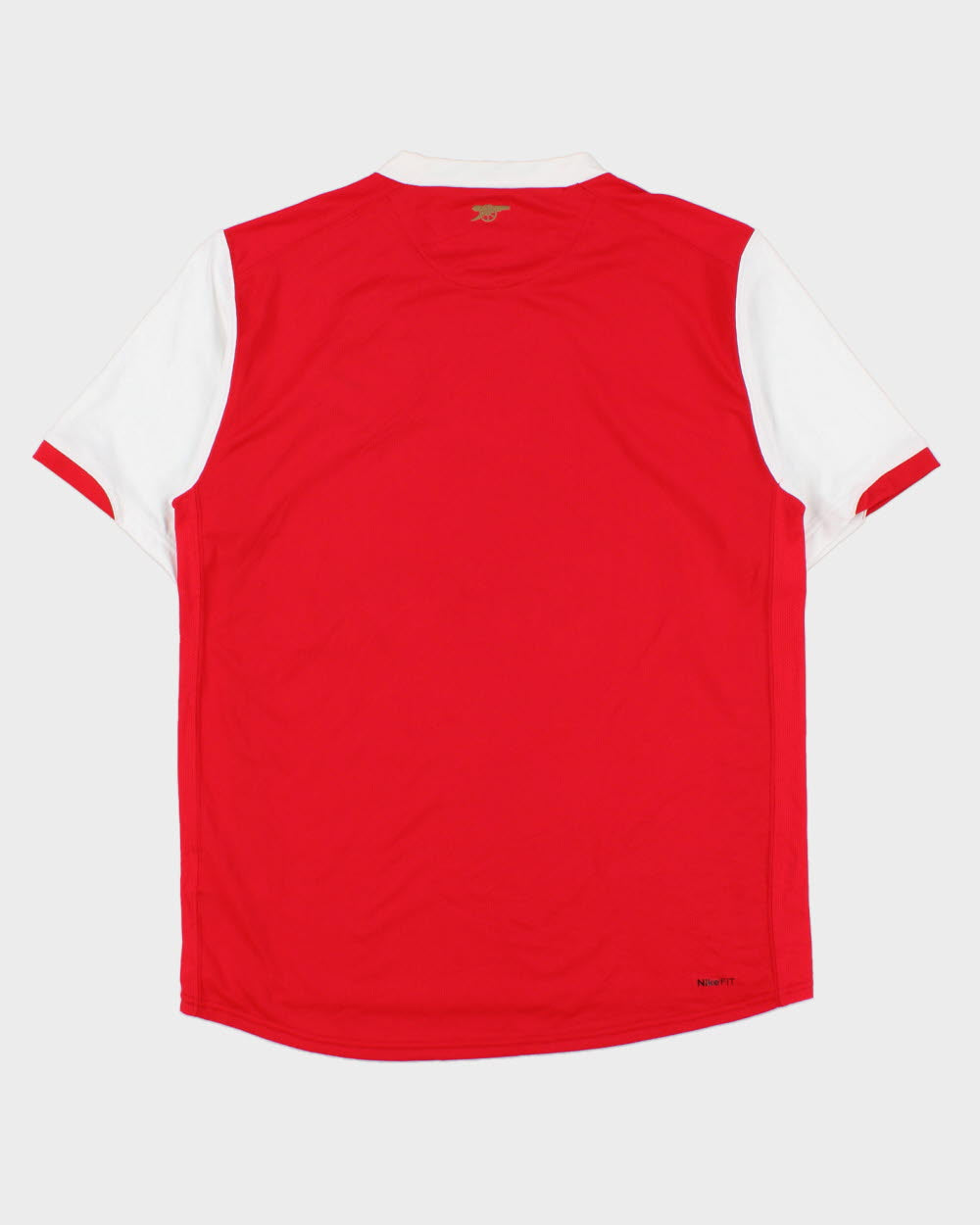 Vintage 2007-08 Nike Arsenal FC Dri-Fit Short Sleeve Home Football Shirt - M
