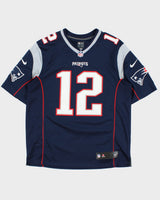 2015-16 Nike New England Patriots Tom Brady #12 NFL On Field Stitched Home Jersey - L