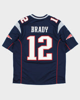 2015-16 Nike New England Patriots Tom Brady #12 NFL On Field Stitched Home Jersey - L