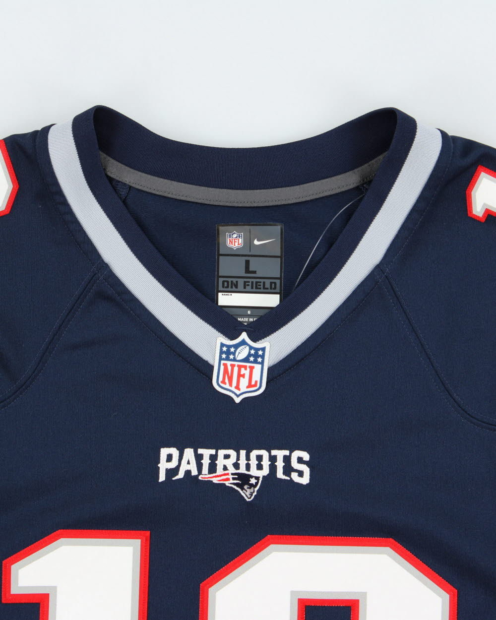 2015-16 Nike New England Patriots Tom Brady #12 NFL On Field Stitched Home Jersey - L