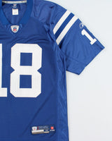 Vintage 2008-09 Reebok Indianapolis Colts Peyton Manning #18 NFL Equipment Home Jersey - L