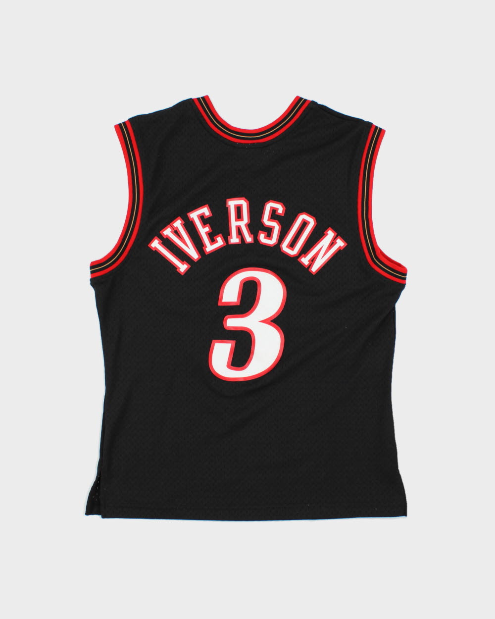 Vintage Mitchell &amp; Ness Hardwood Classics 2000-01 Philadelphia 76ers Allen Iverson NBA Swingman Home Jersey - M