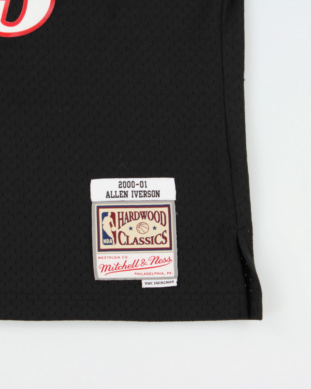 Vintage Mitchell &amp; Ness Hardwood Classics 2000-01 Philadelphia 76ers Allen Iverson NBA Swingman Home Jersey - M