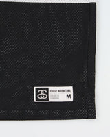 Vintage Stussy International Striped Colourblock Mesh Basketball Jersey - M