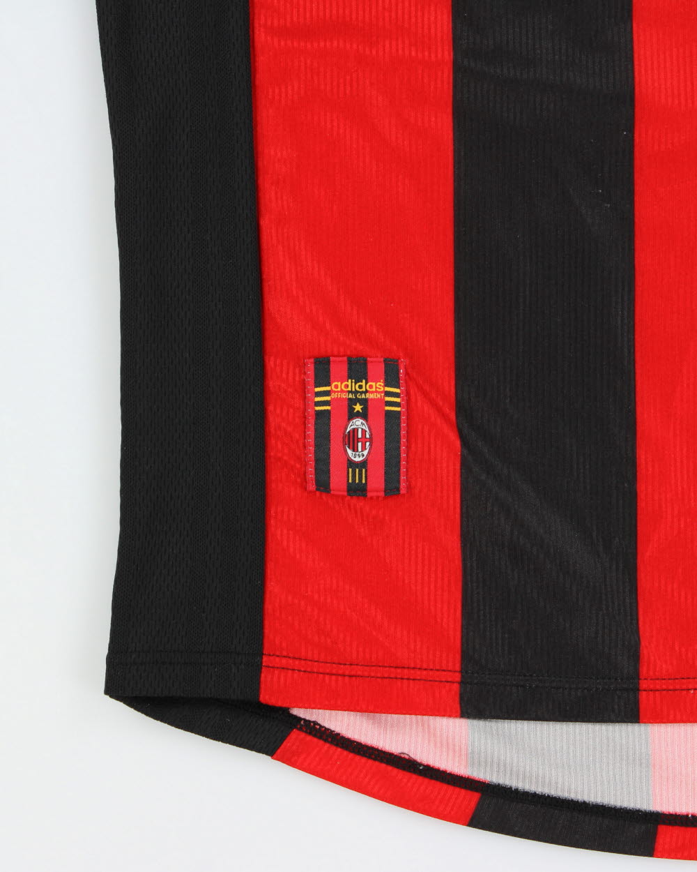 Vintage 1998-99 Adidas AC Milan FC Short Sleeve Made In Italy Home Football Shirt - M