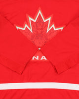 Vintage Nike Team Canada 2010 Vancouver Winter Olympics Robert Luongo #1 Long Sleeve Home Ice Hockey Jersey - L