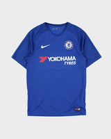 2017-18 Nike Chelsea FC Dri-Fit Short Sleeve Home Football Shirt - S