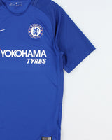 2017-18 Nike Chelsea FC Dri-Fit Short Sleeve Home Football Shirt - S