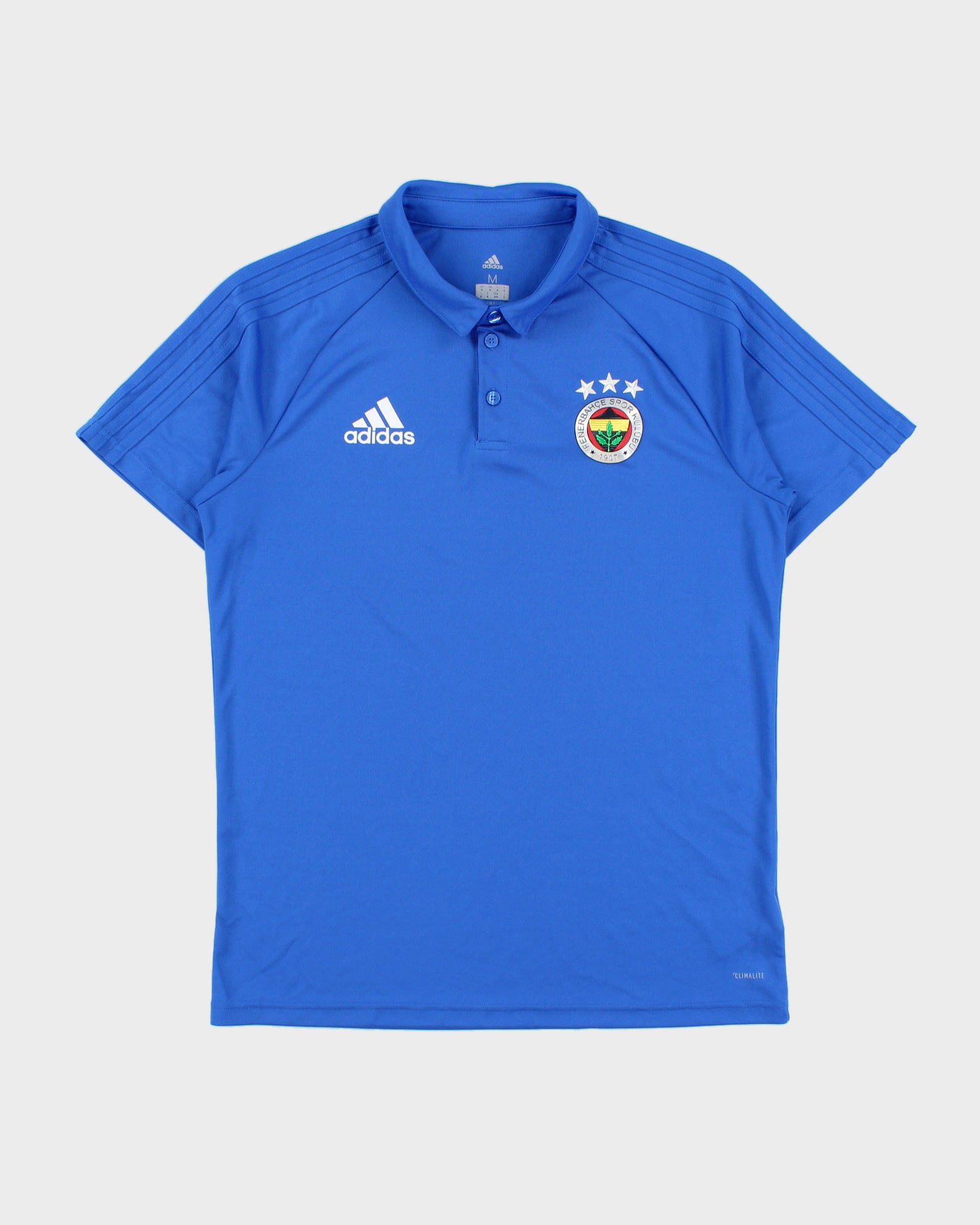 2017-18 Adidas Fenerbache FC Climalite Short Sleeve Training Football Shirt - M