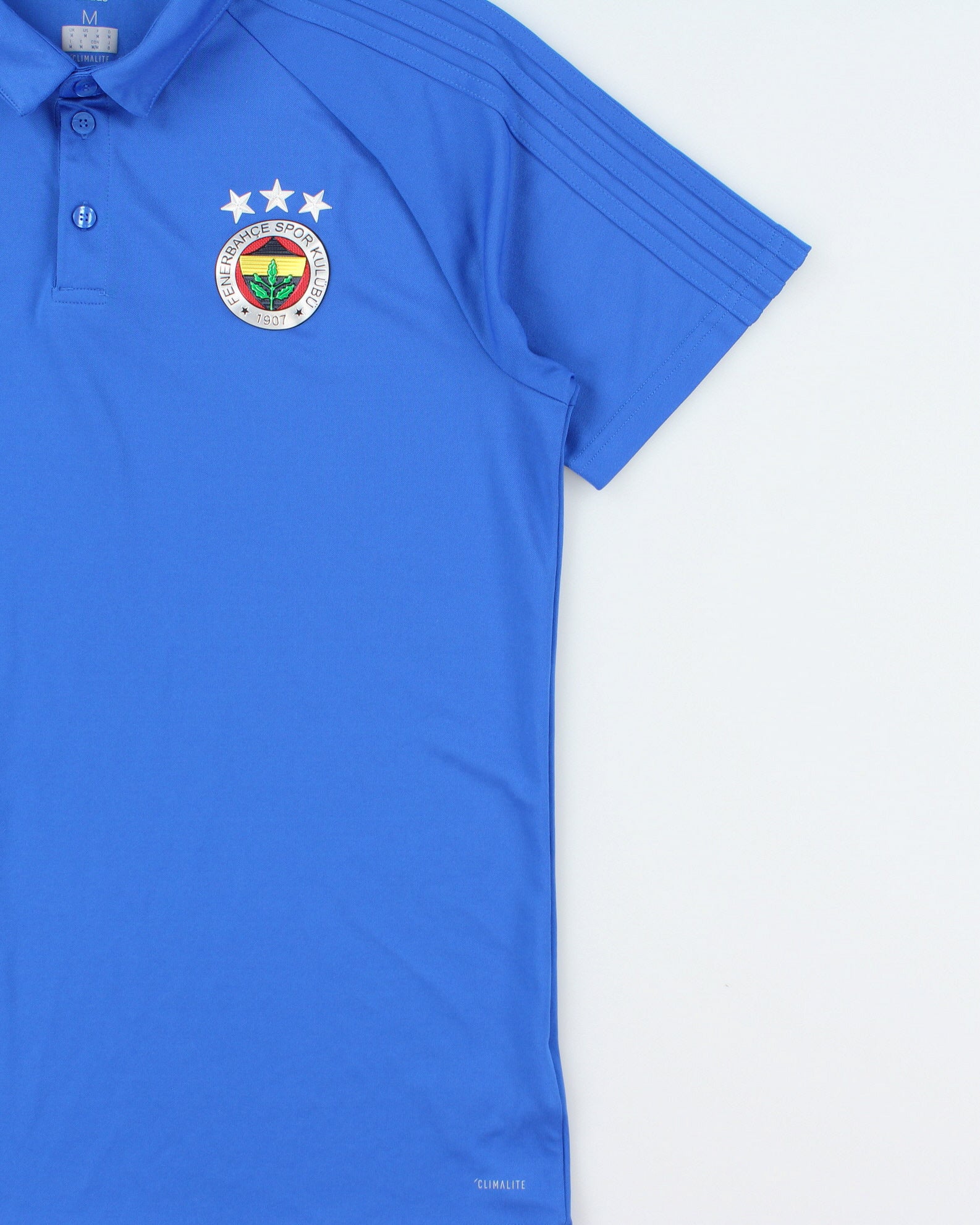 2017-18 Adidas Fenerbache FC Climalite Short Sleeve Training Football Shirt - M