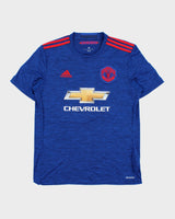 2016-17 Adidas Manchester United FC Climacool Premier League Short Sleeve Away Football Shirt - M